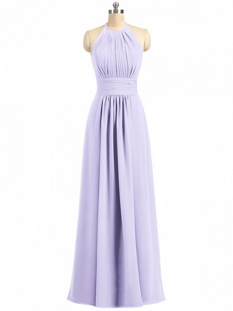 Langes lila kleid