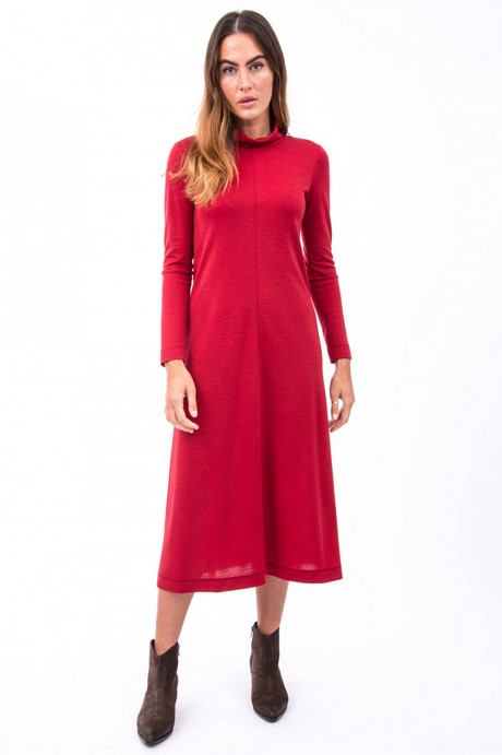 rollkragen-kleid-rot-90_2 Rollkragen kleid rot