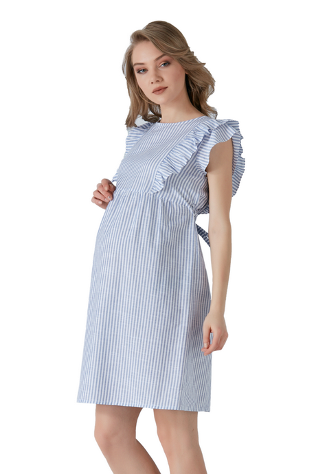 schwangerschaftskleid-blau-88_2 Schwangerschaftskleid blau