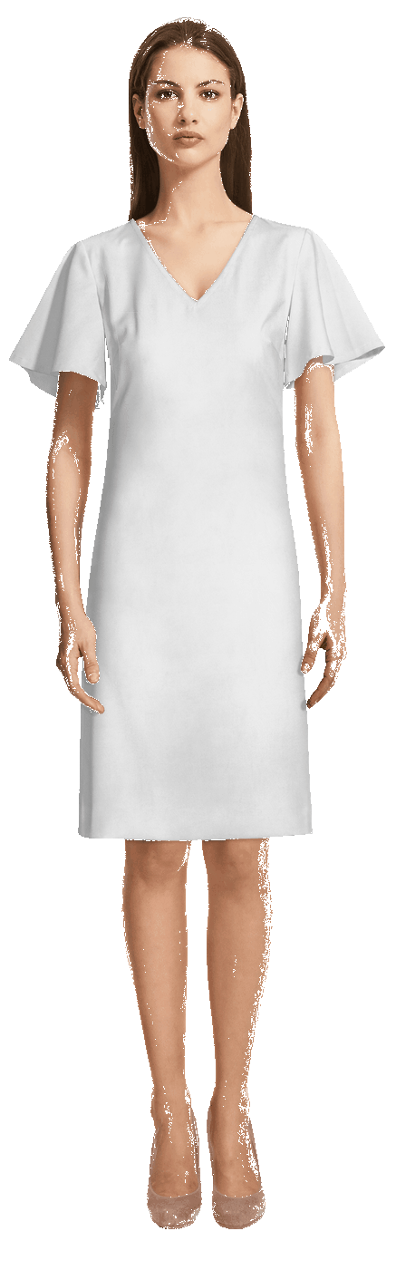 weisses-kleid-v-ausschnitt-91 Weißes kleid v ausschnitt