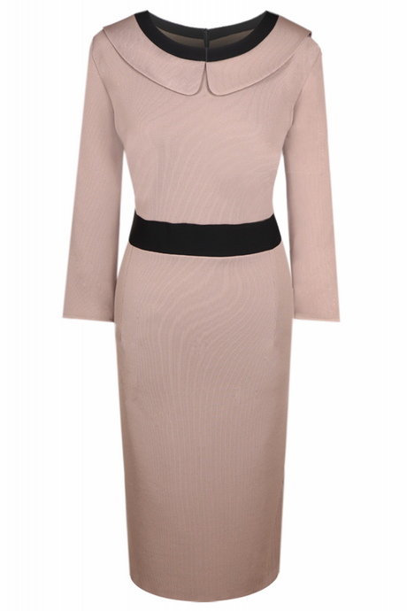 kleid-beige-schwarz-55_2 Kleid beige schwarz