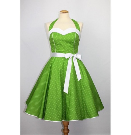 kleid-grn-wei-22 Kleid grün weiß
