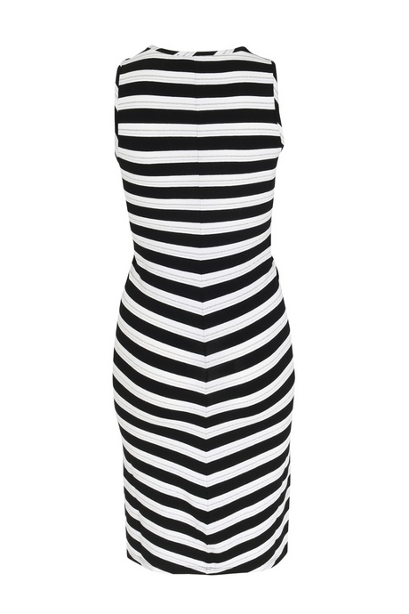 kleid-schwarz-wei-streifen-42_13 Kleid schwarz weiß streifen