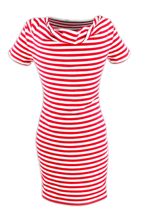 Transparentes weißes kleid