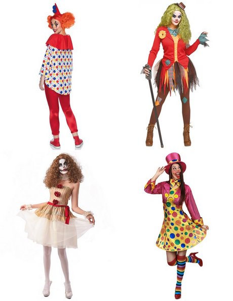 Clown kostüm damen