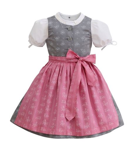 Dirndlkleid Für Damen & Kinder - Baumwolle Kurzarm Für Oktoberfest & Feste