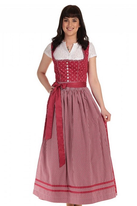 Dirndl lang rot Stil und Schönheit
