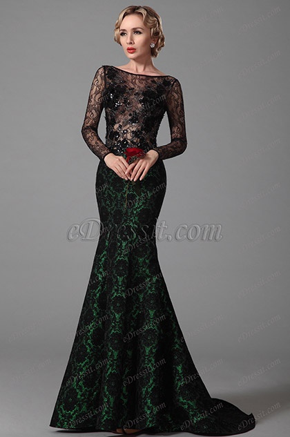 spitzenkleid-lang-mit-armel-12_3 Spitzenkleid lang mit ärmel