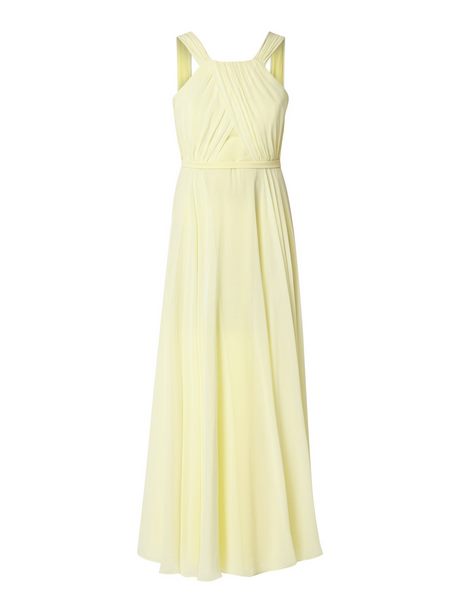 Abendkleid gelb lang