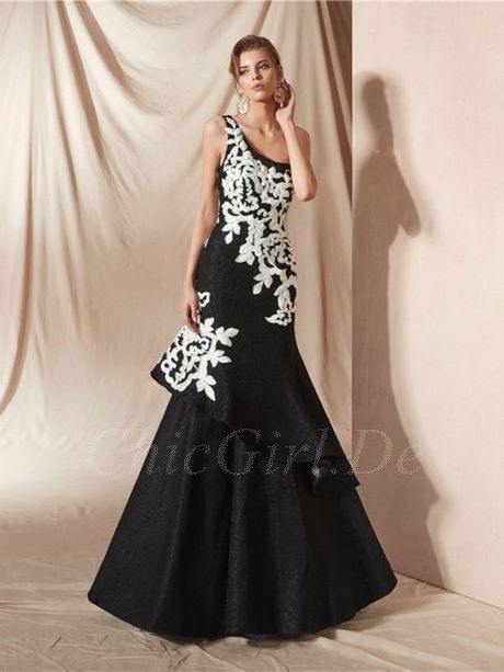 abendkleid-kurz-schwarz-weiss-89_12 Abendkleid kurz schwarz weiß