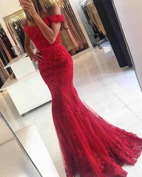 Abendkleid rot lang günstig