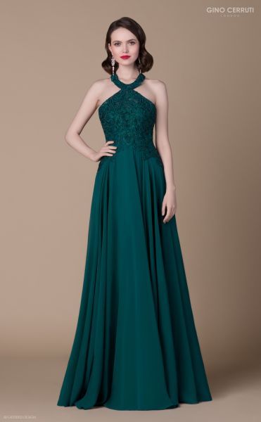 Ballkleid smaragdgrün