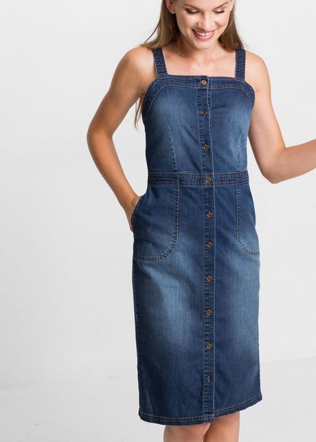 Schnes Jeanskleid Dunkelblau Bonprix Schnes Jeanskleid Dunkelblau Bonprix