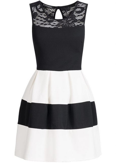 elegante-kleider-schwarz-weiss-96_10 Elegante kleider schwarz weiß