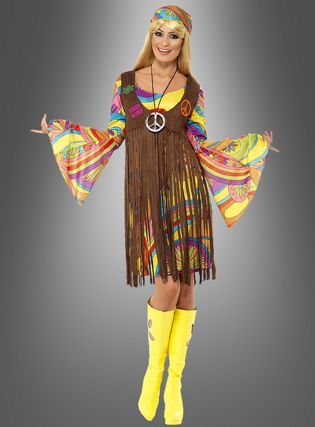 Hippie karneval kostüm damen