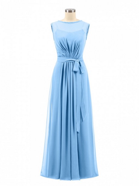 Kleid blau chiffon