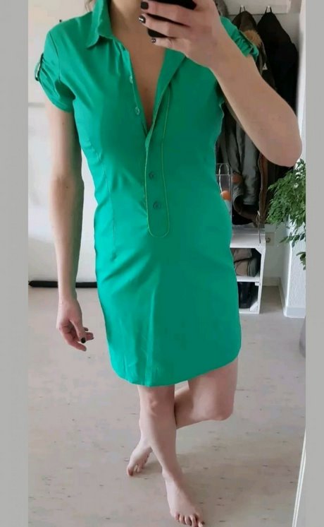kleid-knallgrun-38_12 ﻿Kleid knallgrün