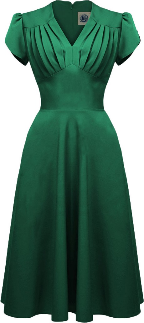 kleid-knallgrun-38_4 ﻿Kleid knallgrün