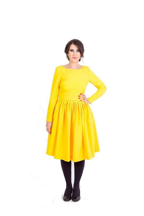 Kleid midi langarm