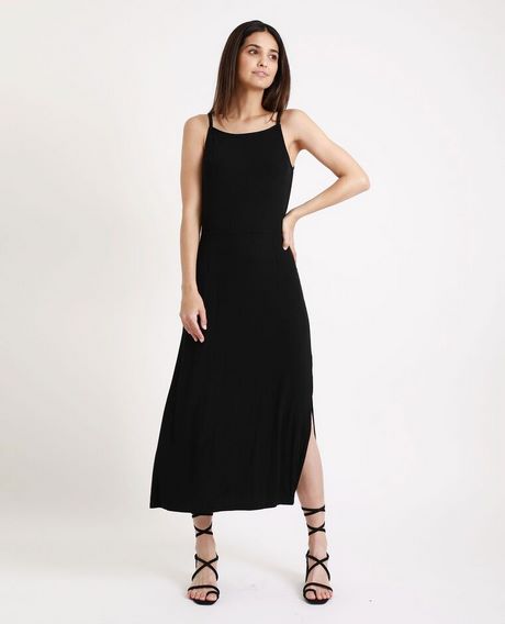 Kleid schwarz strick
