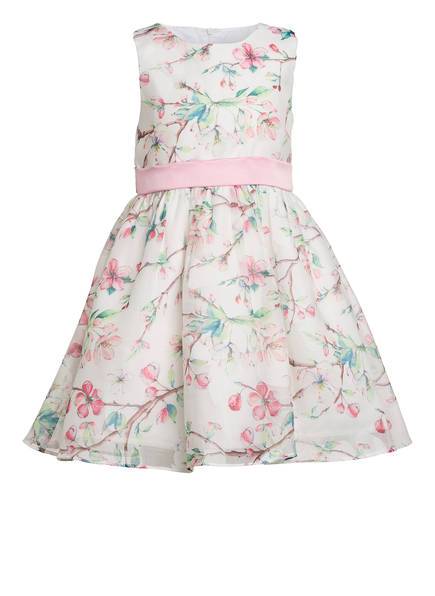 Kleid weiß rosa