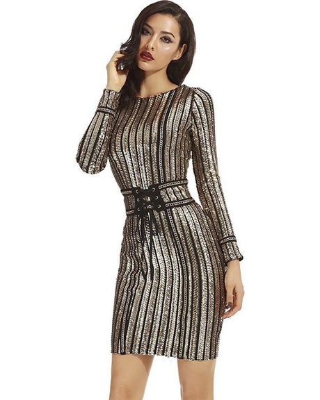 Langarm partykleid