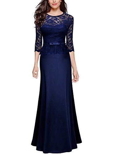 Navy blau kleid