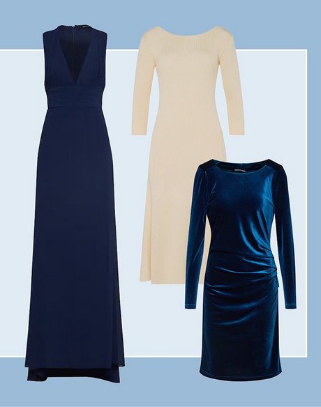 schwarzes-kleid-mit-blauen-streifen-23_6 Schwarzes kleid mit blauen streifen