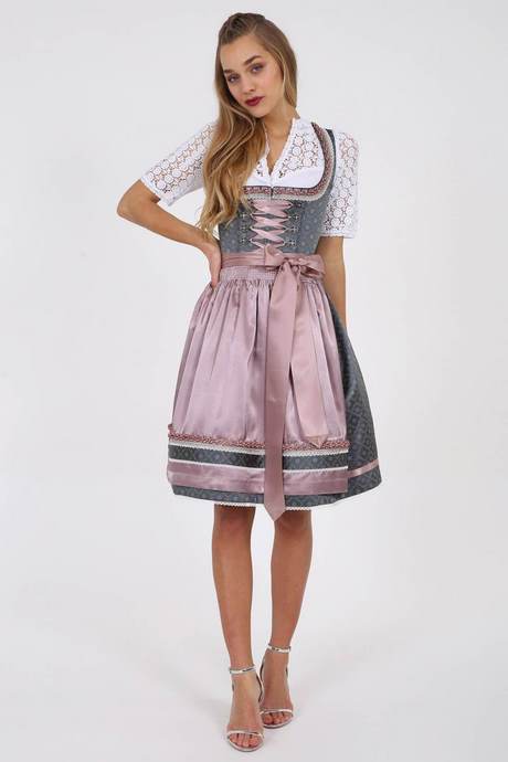 Krüger madl dirndl rosa grün