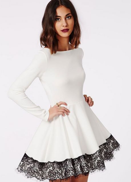 kleid-schwarz-weiss-kurz-59_16 Kleid schwarz weiß kurz