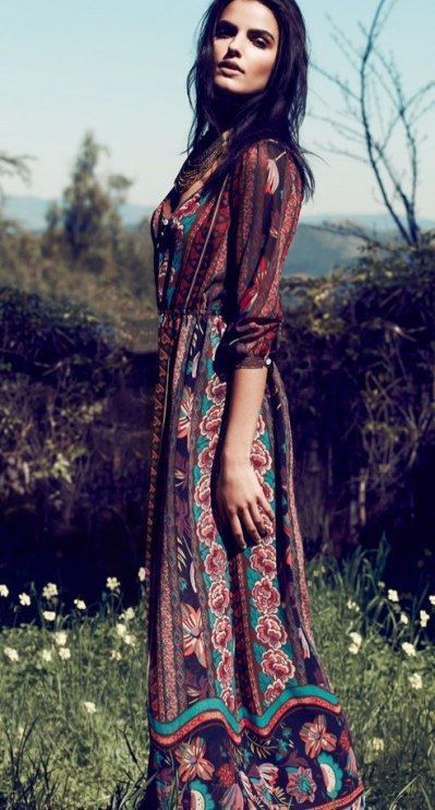 Abendkleid hippie style