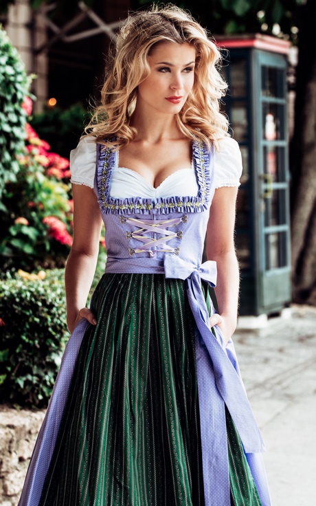 Dirndl lila kurz