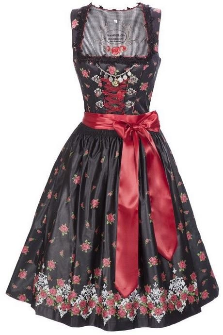 rotes-dirndl-mit-schwarzer-schurze-37_11 Rotes dirndl mit schwarzer schürze