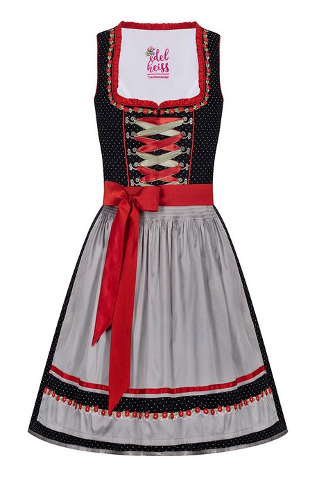 Rotes mini dirndl