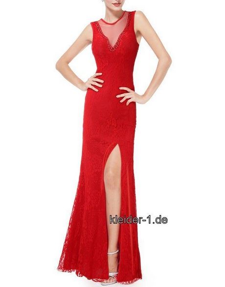 Sommerkleid lang rot