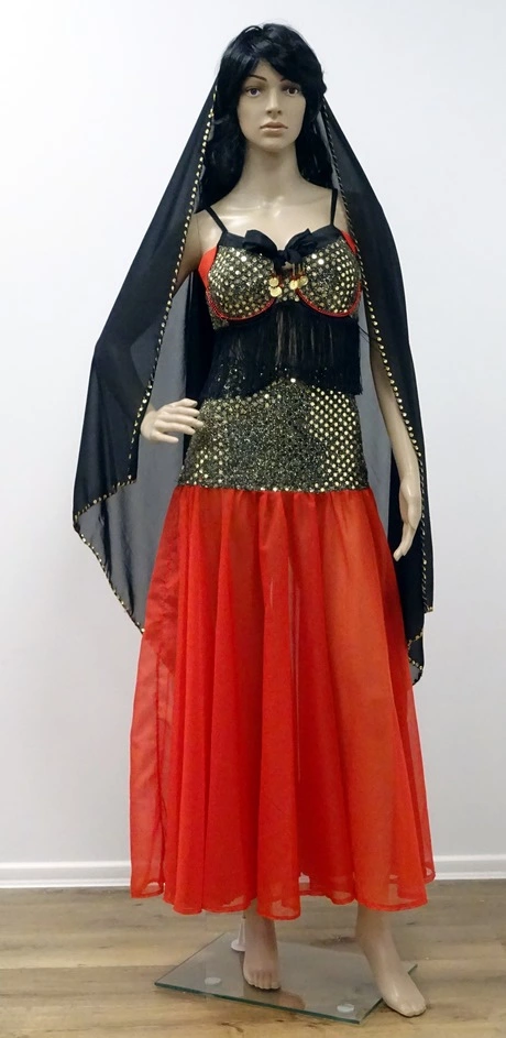 damen-kostum-rot-79_6-16 Damen kostüm rot