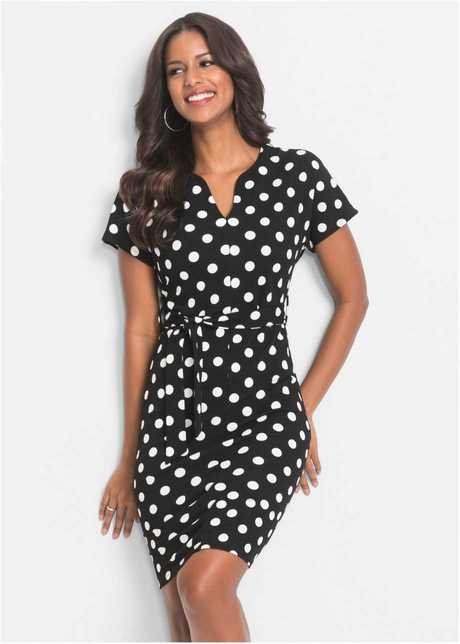 kleid-gepunktet-schwarz-18_2 Kleid gepunktet schwarz