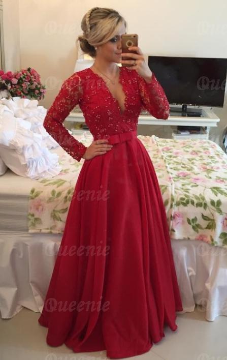 rotes-ballkleid-lang-26 Rotes ballkleid lang