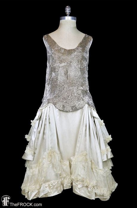 Flapper kleid weiß