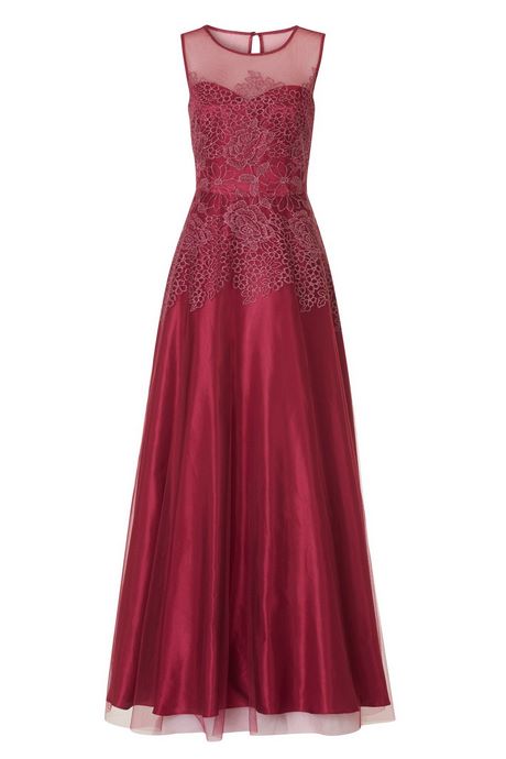 Langes kleid beere