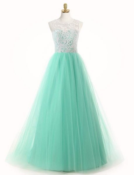 Mintgrünes ballkleid