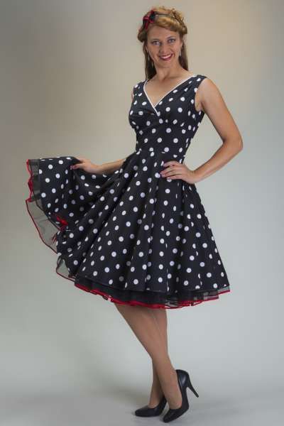 schwarz-weiss-punkte-kleid-17_13 Schwarz weiß punkte kleid