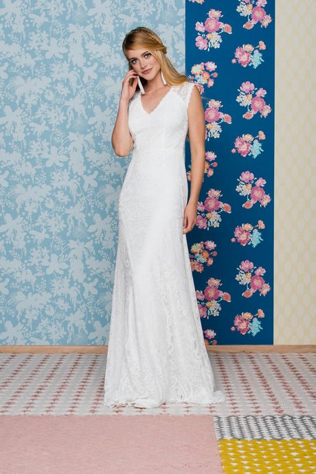 Brautkleid bodenlang ohne schleppe