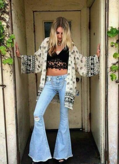 Hippie outfit modern