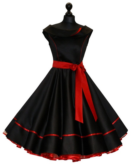 abendkleid-rot-schwarz-22_15 Abendkleid rot schwarz
