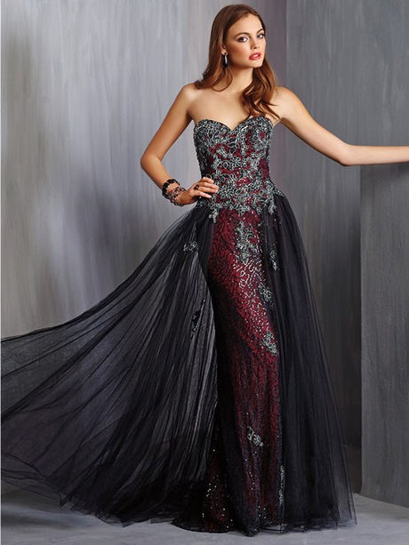 abendkleid-schwarz-rot-63_6 Abendkleid schwarz rot