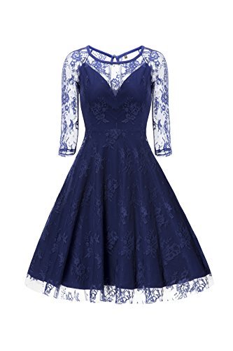 kleid-knielang-blau-58_4 Kleid knielang blau