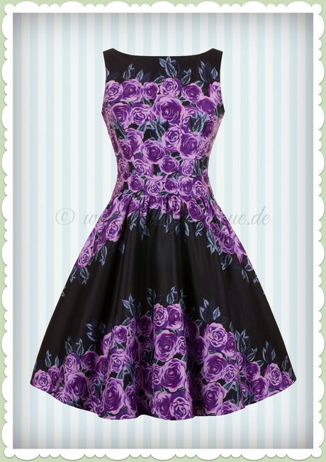 kleid-schwarz-lila-63 Kleid schwarz lila