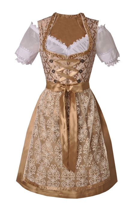 Dirndl beige gold