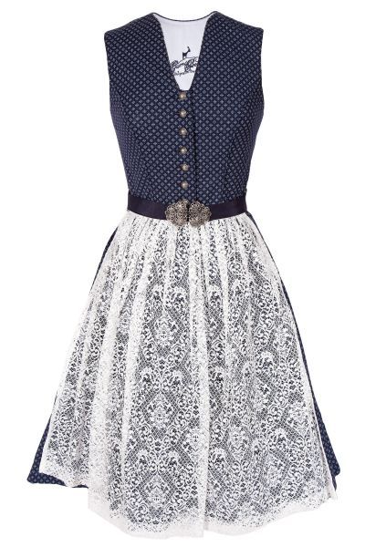 Dirndl blau midi